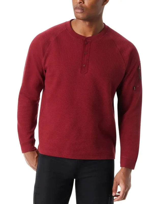 Outdoor Shirt Relaxed Fit Thermal Long Sleeve Henley