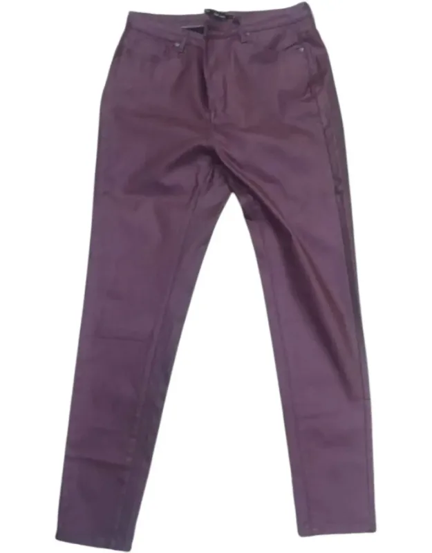 Metallic Stretch Pants