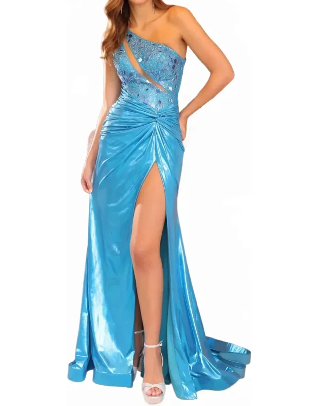 One Shoulder Prom Dress