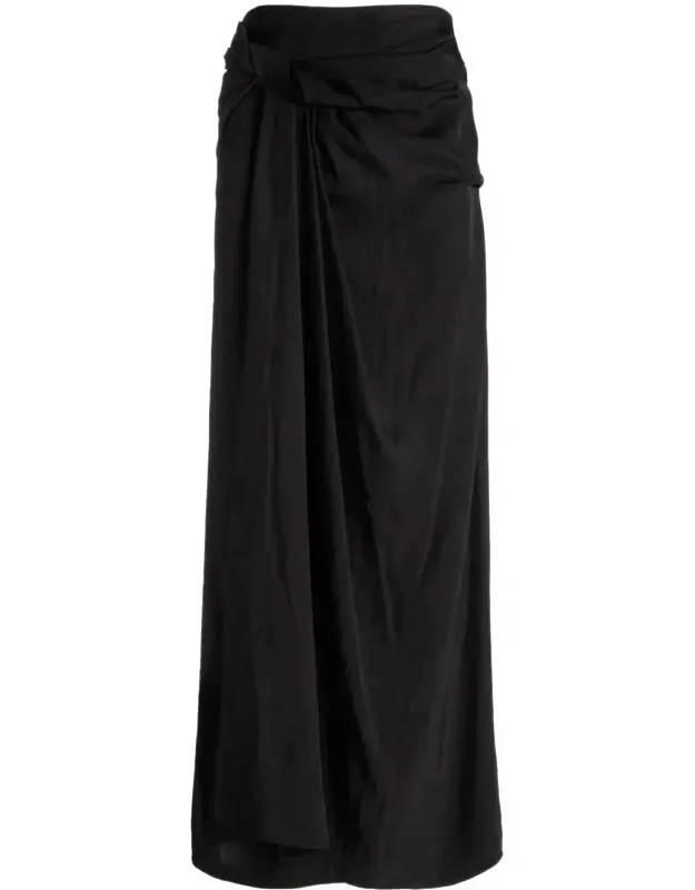 Asymmetric Ruffled Skirt