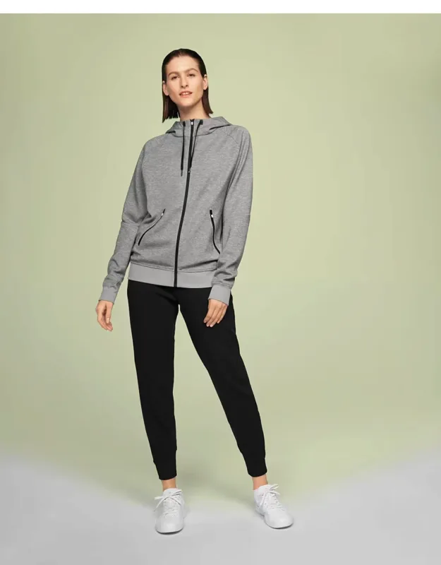 1we11800423 Hoodie Stretch Long Sleeve Full Zip
