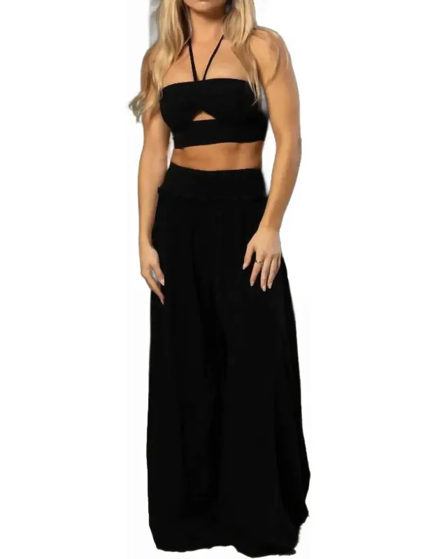 Gauze Palazzo Pants