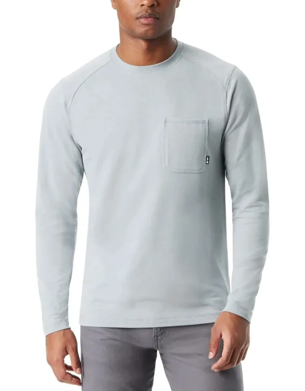 Shirt Long Sleeve Ribbed Crew Neck