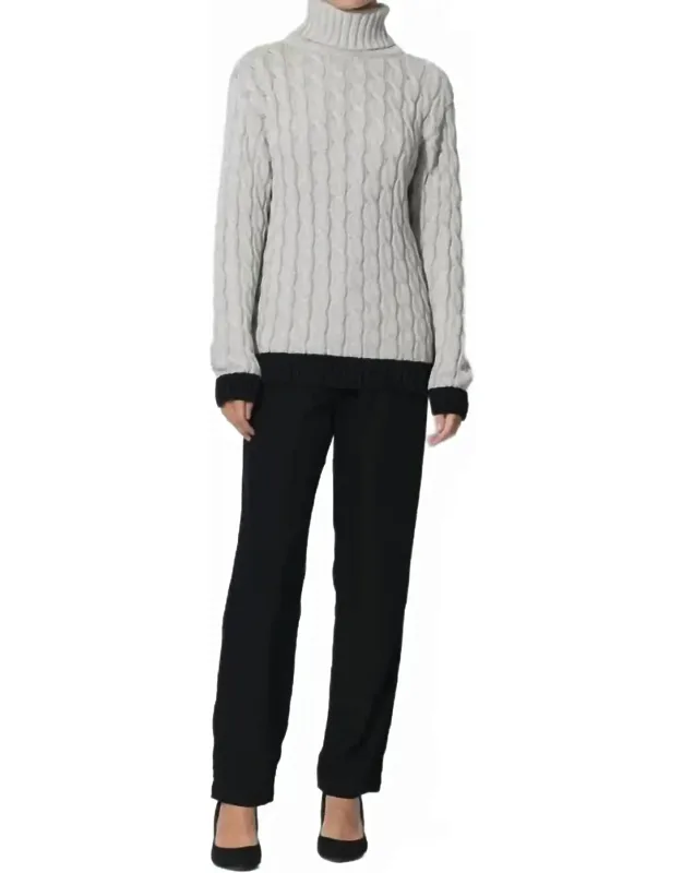 Freda Knitted Cable Sweater