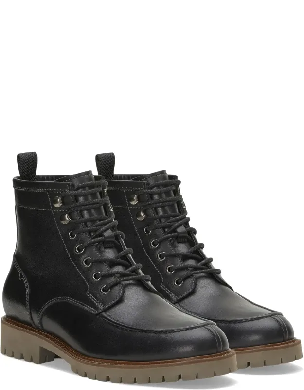 Kameil Leather Waterproof Lace-up Ankle Boots