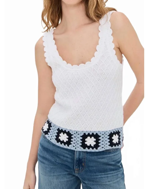 Sonia Crocket Sweater Tank