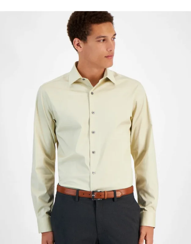 Dress Shirt Long Sleeve Slim Fit