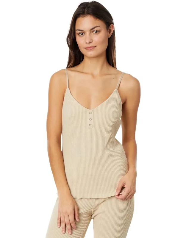 Reloved Top Ribbed V-neck Camisole