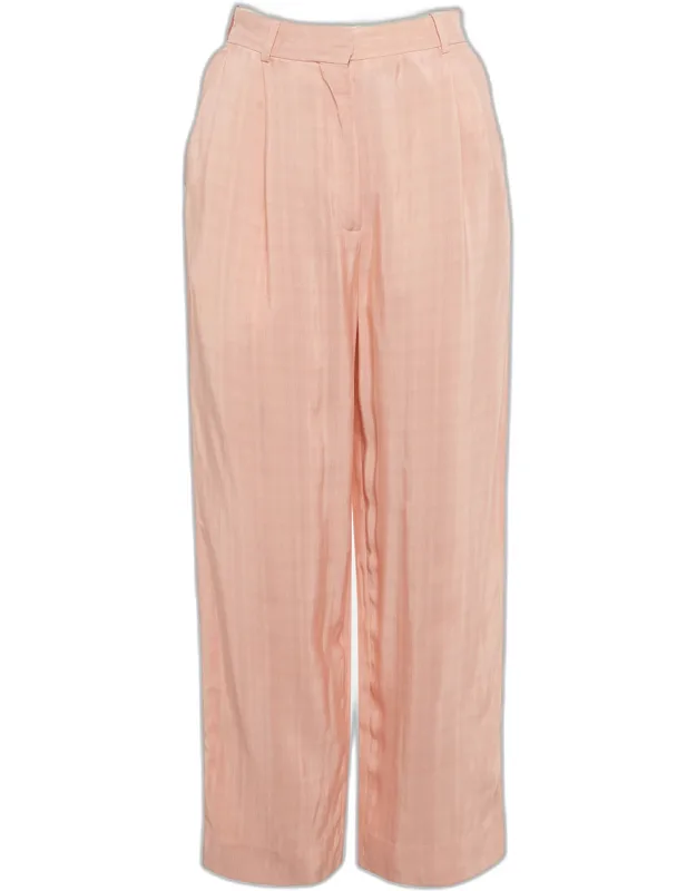 Crepe Straight Fit Trousers
