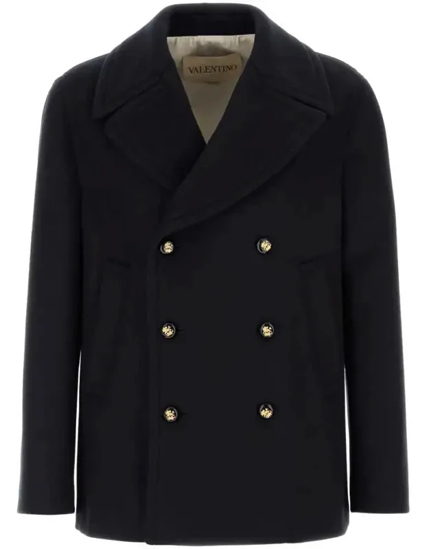 Coat Caban Collection Wool