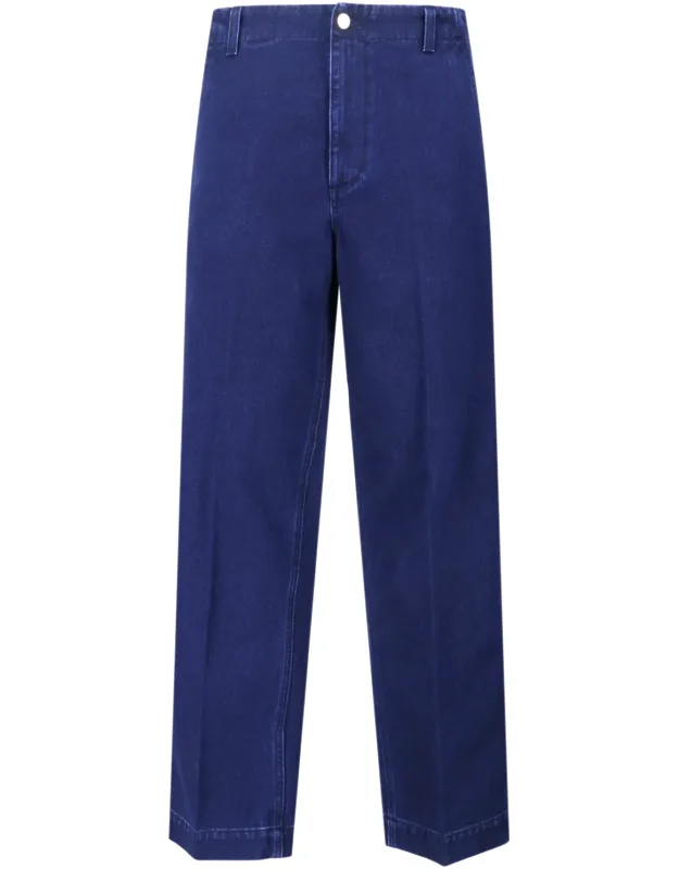 Logo Straight Jeans