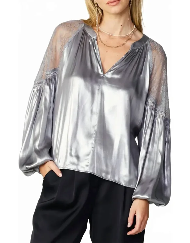 Lace Sleeve Top