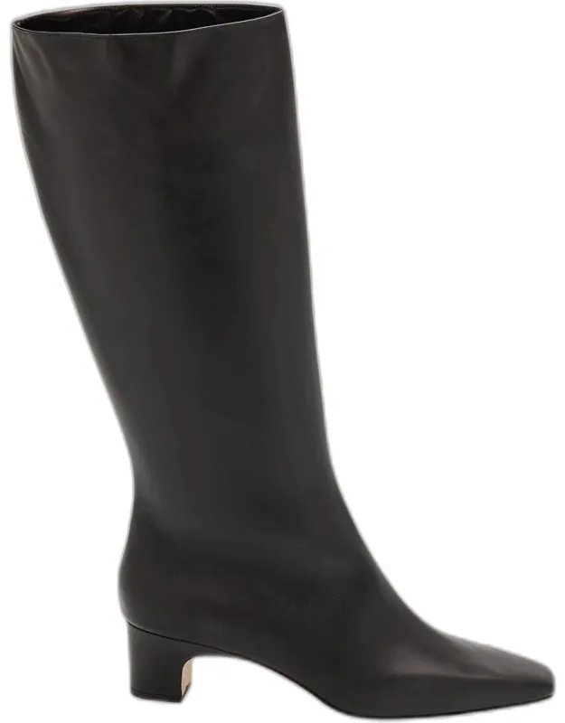 Knee-high Leather Boots