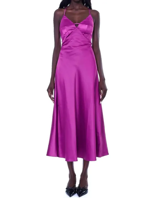 Tie Back Midi Dress