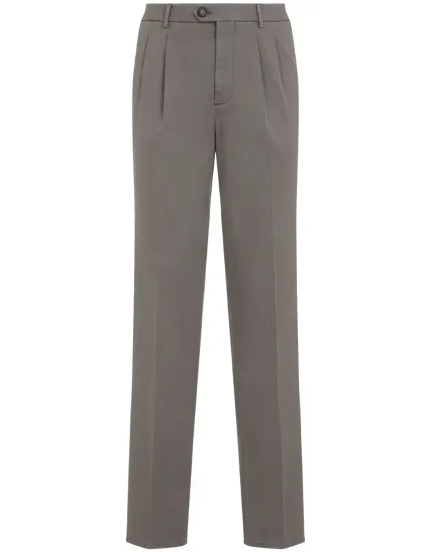 Pants Crafted In Cotton And Elastane Blend