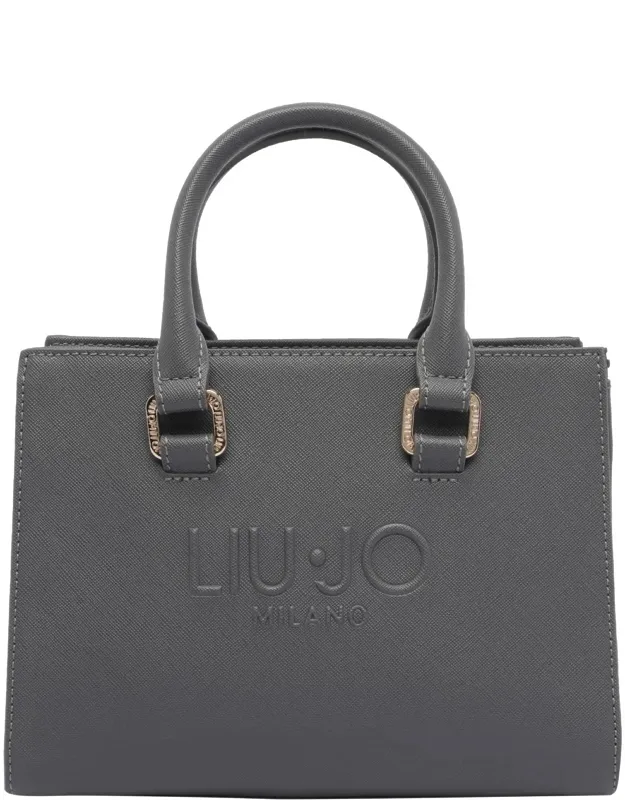 Tote Bag With Zip Closure And Inner Zipped Pocket