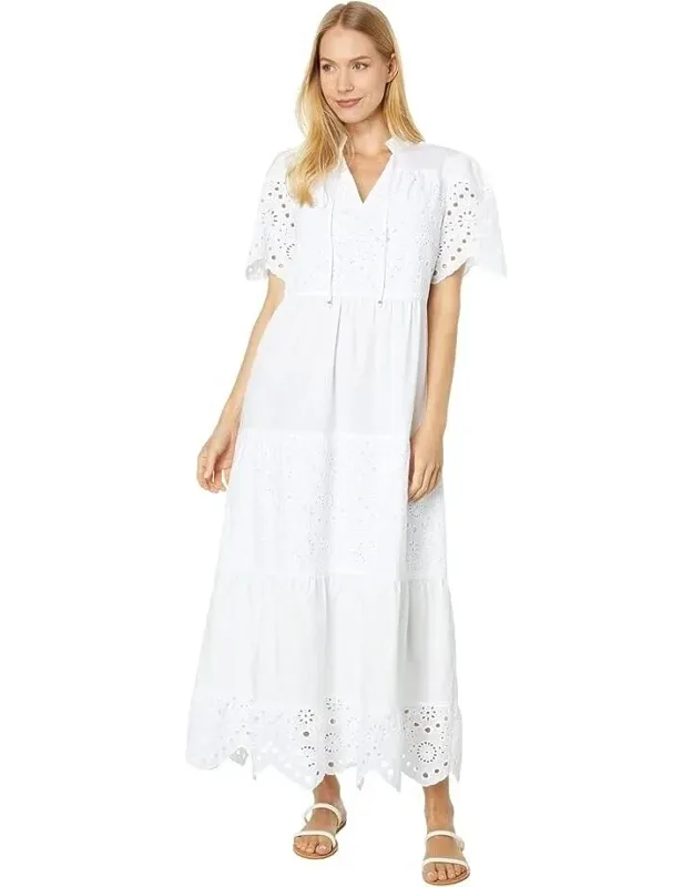 Mix Media Maxi Dress