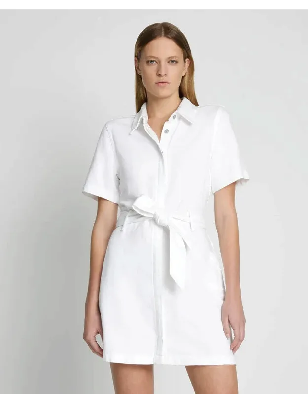 Denim Lustre Shirt Dress
