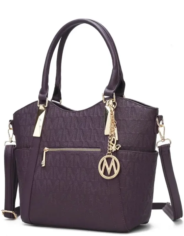 Hazel Vegan Leather Tote Handbag