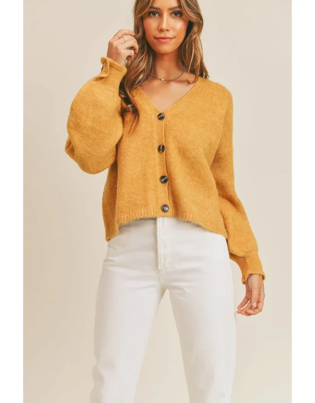 Long Sleeve Button Down Sweater Cardigan