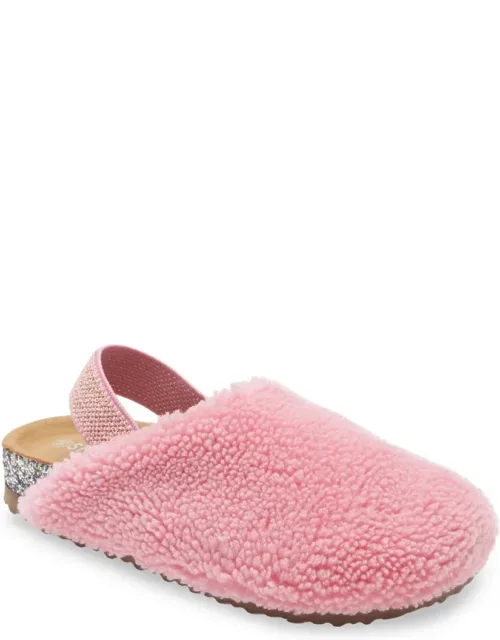 Thomez Clogs With Faux Fur Back Strap