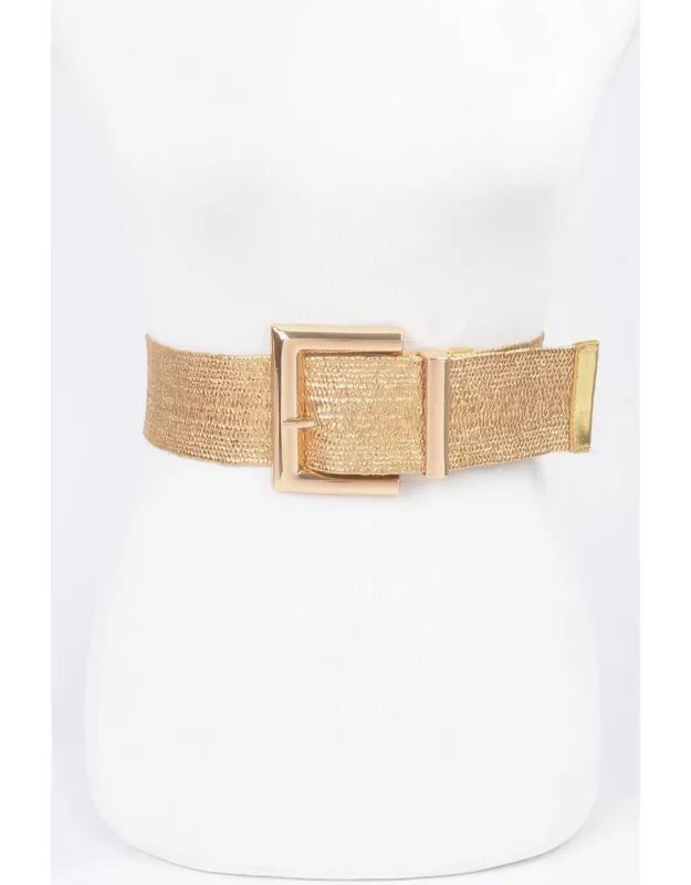 Clear Pvc Metal Buckle Belt