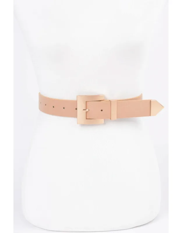 Classic Big Buckle Belt
