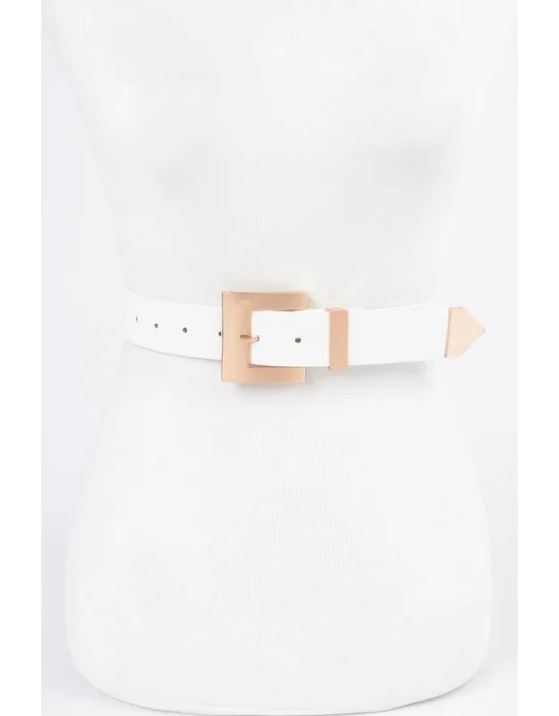 Classic Big Buckle Belt