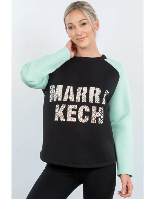 Curved Hem Sweater