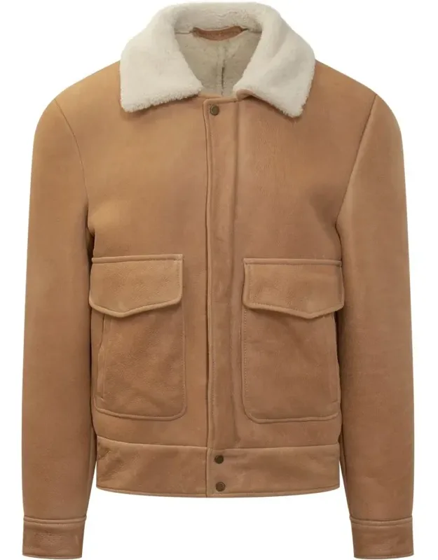 Shearling Jacket With Collar