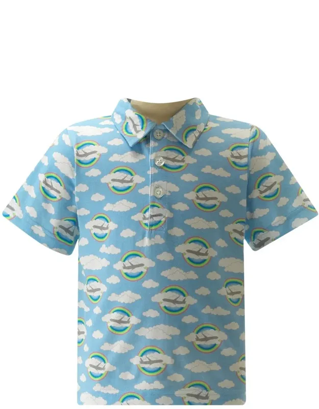 Airplane Prism Polo Shirt