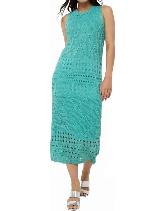 Open Knit Dress
