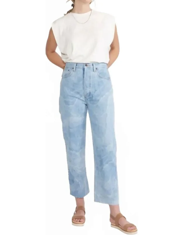 Carine Straight Crop Jeans