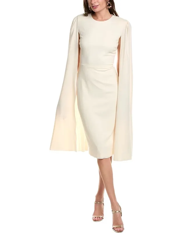 Cape Midi Dress