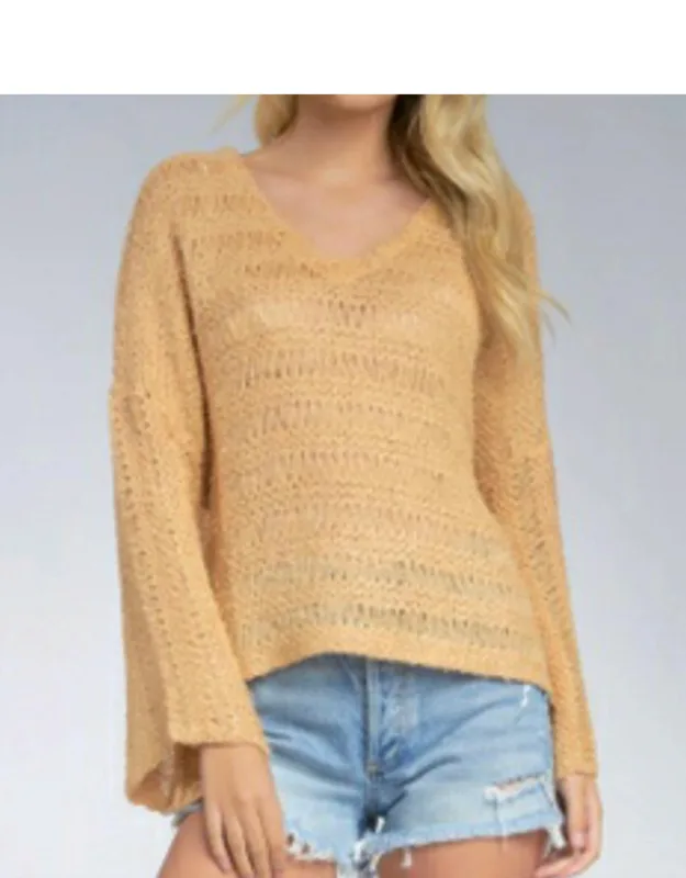 Open Knit Sweater