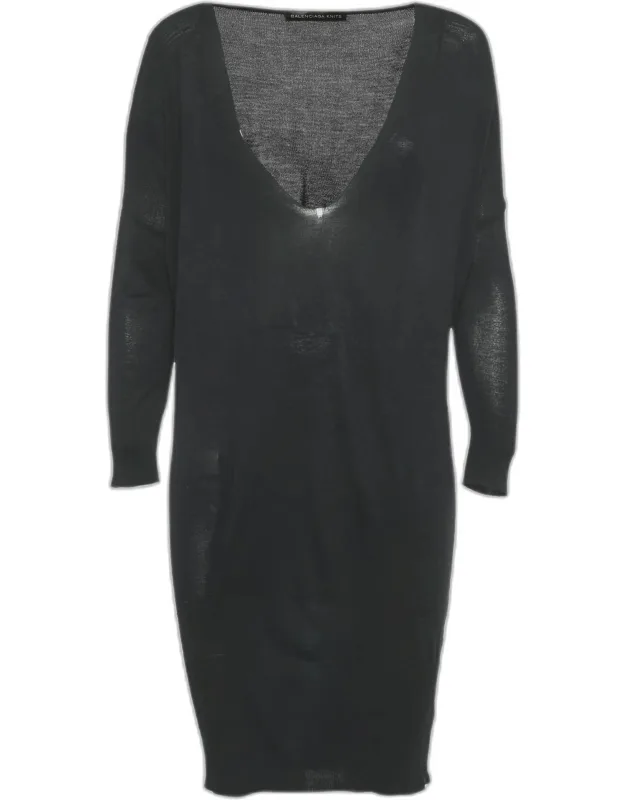 Knit V-neck Dress