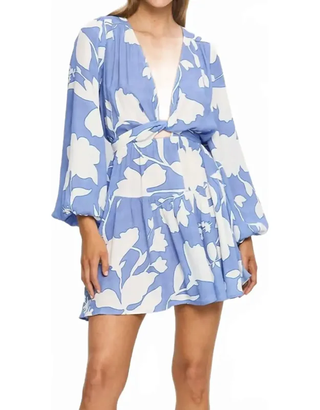 Tie Front Mini Dress