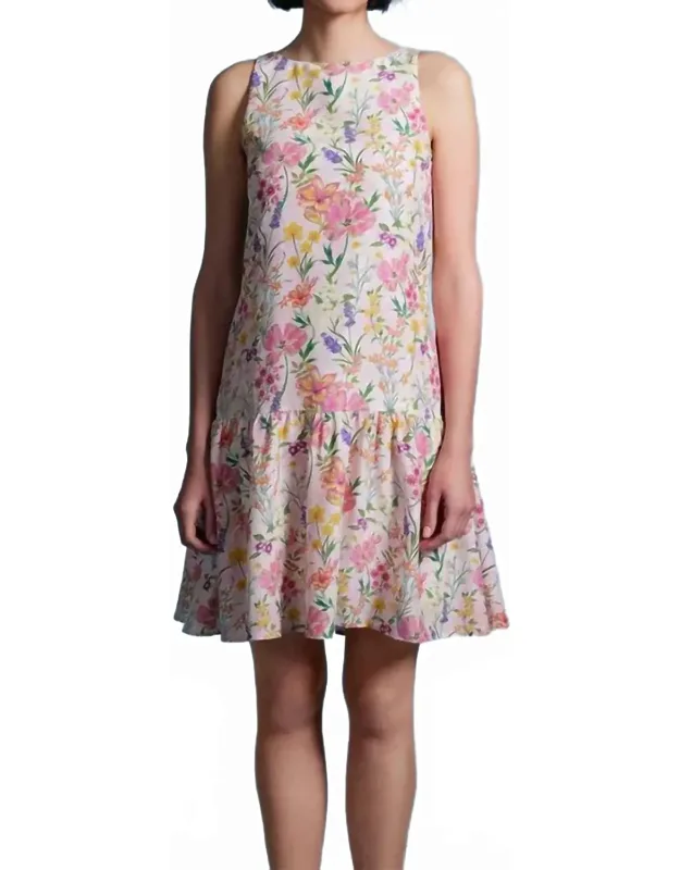 Floral Silk Dress