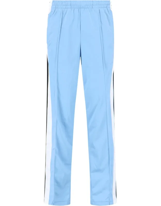 Adibreak Track Pants With Mid Elastic Waistband And Side Button Closure