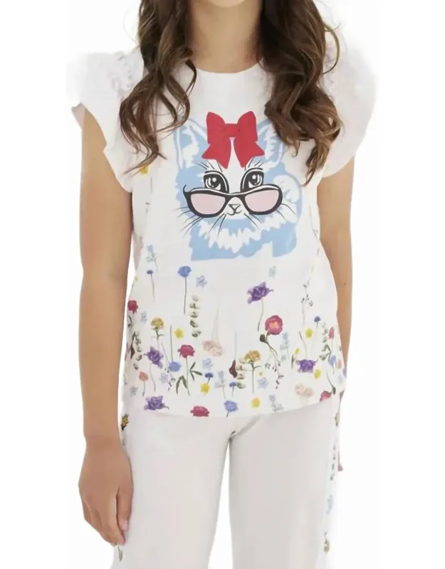 Floral Cat Top