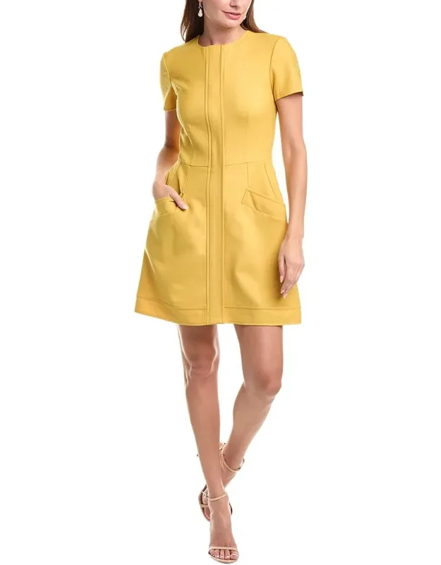 Wool & Silk-blend Mini Dress