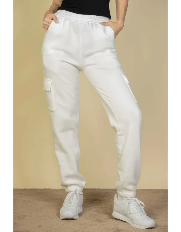 Side Pocket Drawstring Waist Sweatpants