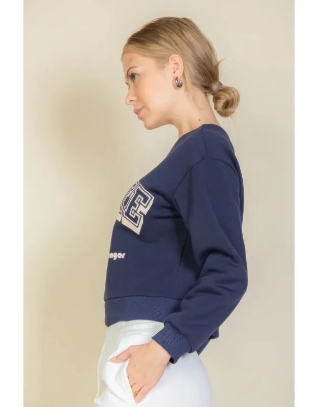Graphic Drop Shoulder Sweatshirt