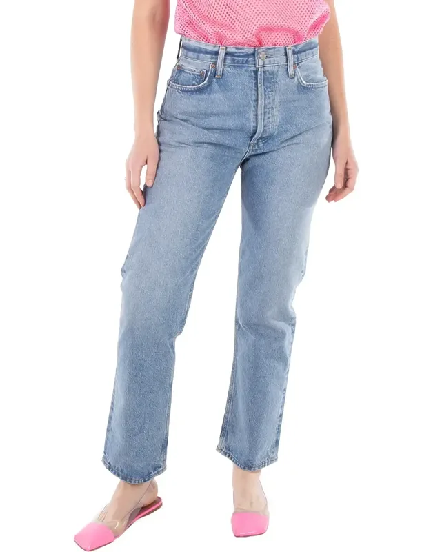 Infinite Vintage 90s Pinch Waist High Rise Straight Jeans