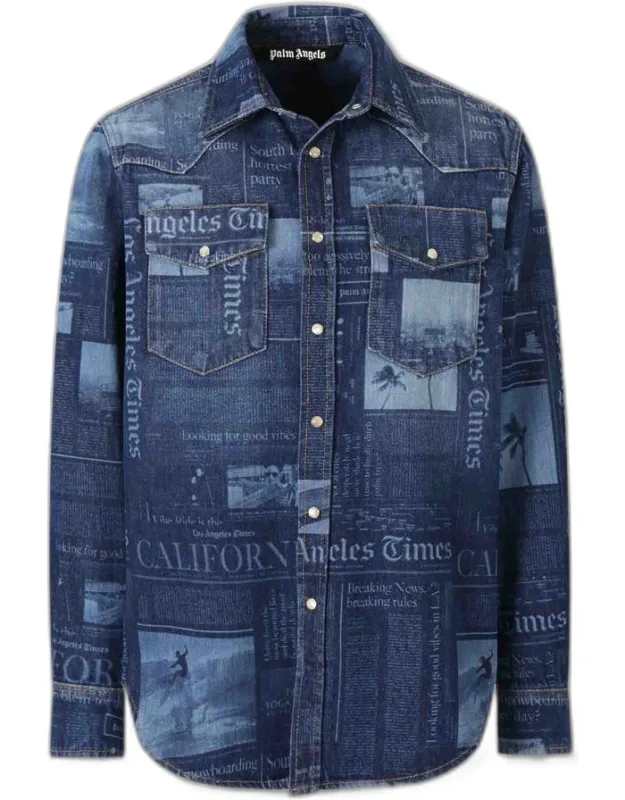 Printed Denim Jacket