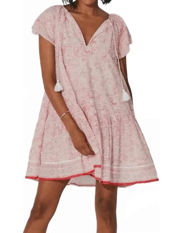 Jaya Mini Dress - Ethically Handmade In India, 100% Gots Certified Organic Cotton