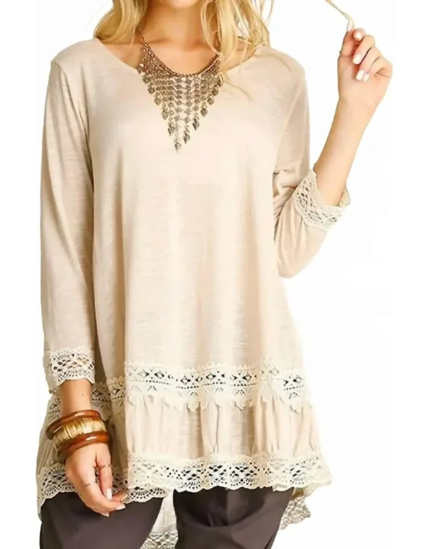 Lace Detail Top