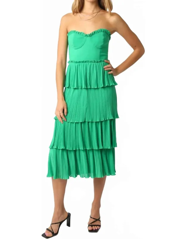 Ruffle Midi Dress