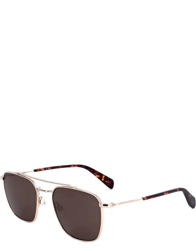 53mm Gold Sunglasses