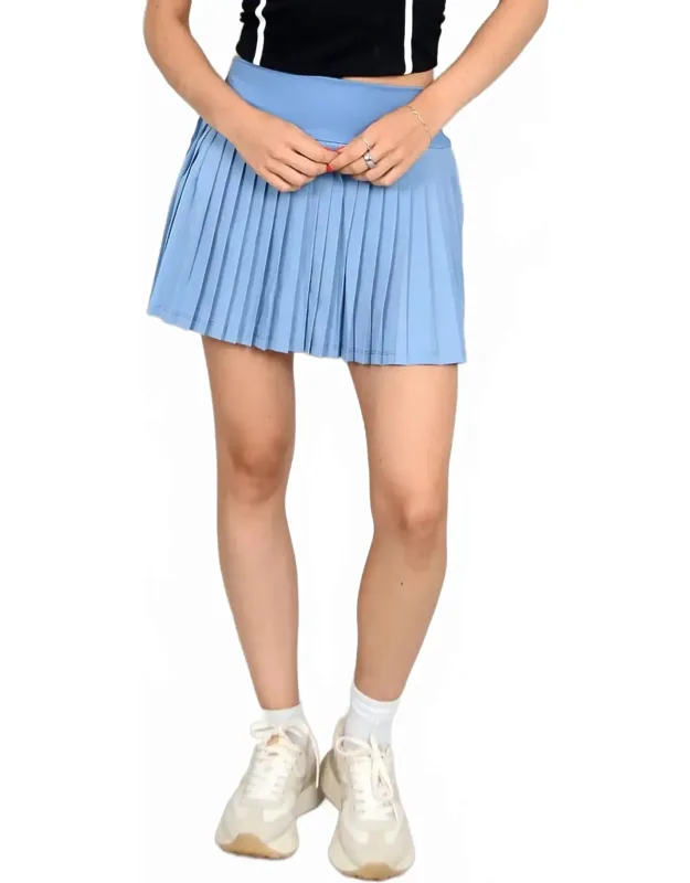 Pleated Mini Skirt